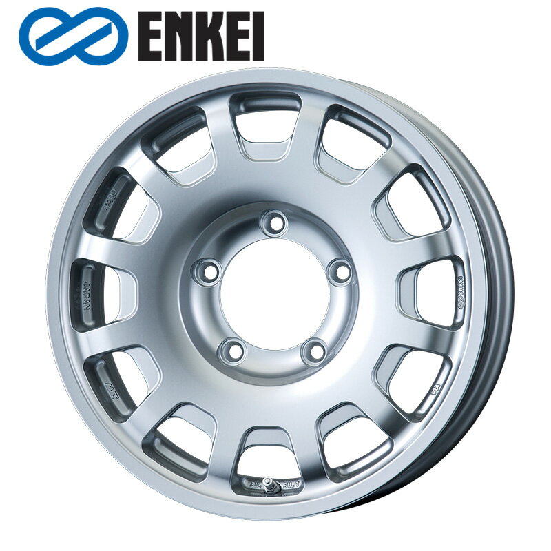 Rakuten - ENKEI all four 16×5.5J PCD139.7 5H INSET+20 ボア径φ108.2 スパークルシルバー SS 16インチ ホイール単品 1本 エンケイ オール フォー