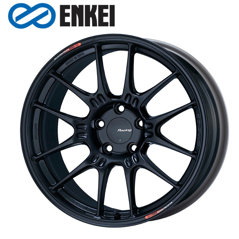 ENKEI GTC02 18×7.5J PCD112 5H INSET+48 ボア径φ66.5 マットブラック (MBK) 18インチ ホイール単品 1本 エンケイ ENKEI レーシング Racing