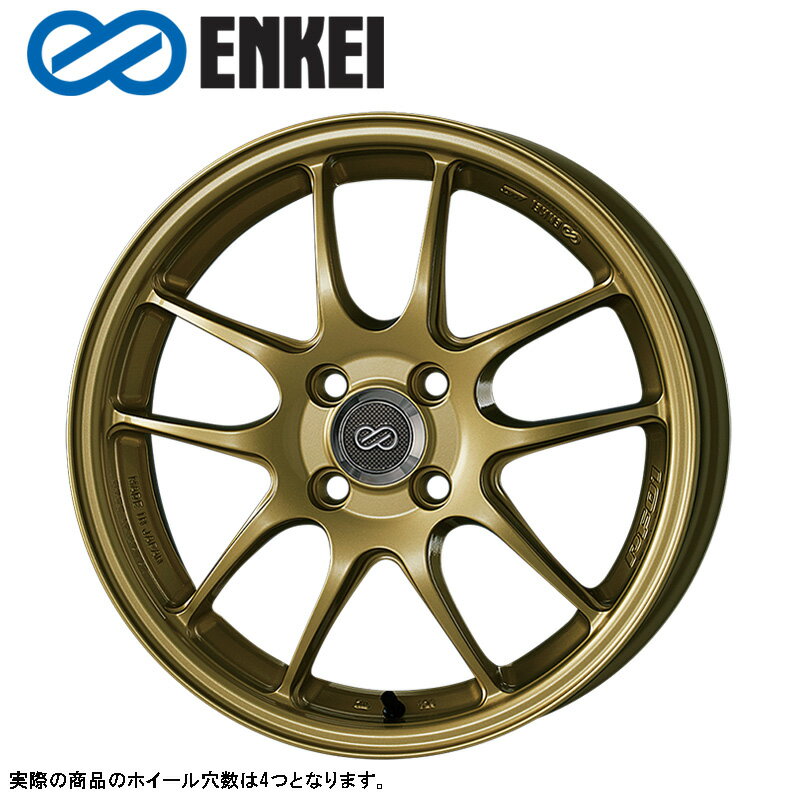 Rakuten - ENKEI PF01 15×5.0J PCD100 4H INSET+45 ボア径φ75 ゴールド (G) 15インチ ホイール単品 1本 エンケイ ENKEI パフォーマンスライン PerformanceLine