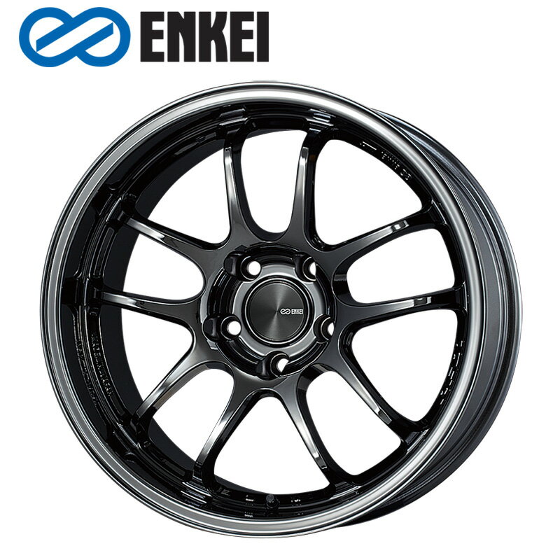 ENKEI PF01EVO 17×9.5J PCD114.3 5H INSET+12 ボア径φ75 SBK 17インチ ホイール単品 1本 エンケイ ENKEI パフォーマンスライン PerformanceLine