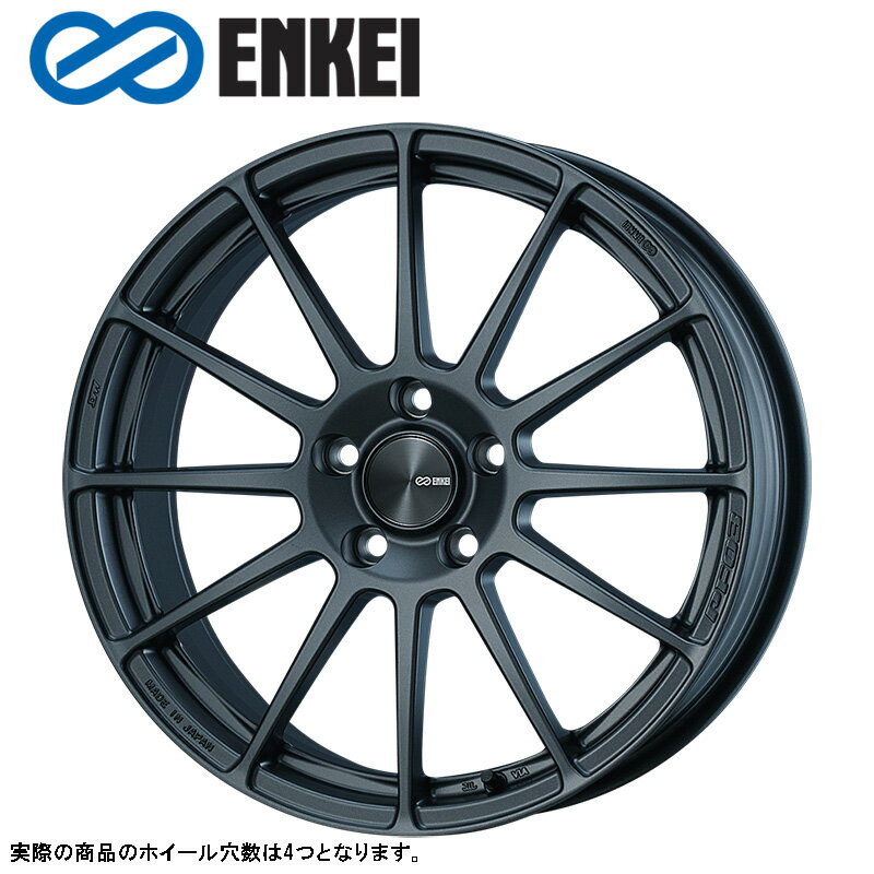 Rakuten - ENKEI PF03 15×5.0J PCD100 4H INSET+45 ボア径φ75 マットダークガンメタリック (MDG) 15インチ ホイール単品 1本 エンケイ ENKEI パフォーマンスライン PerformanceLine