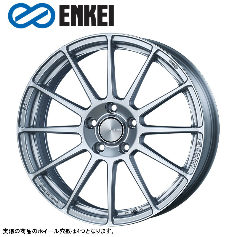 ENKEI PF03 16×6.5J PCD100 4H INSET+45 ボア径φ75 スパークルシルバー (SS) 16インチ ホイール単品 1本 エンケイ ENKEI パフォーマンスライン PerformanceLine