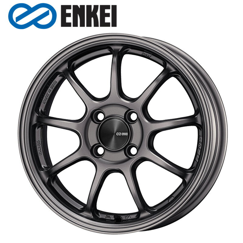 Rakuten - ENKEI PF09 15×6.0J PCD100 4H INSET+42 ボア径φ67 ダークシルバー (DS) 15インチ ホイール単品 1本 エンケイ ENKEI パフォーマンスライン PerformanceLine