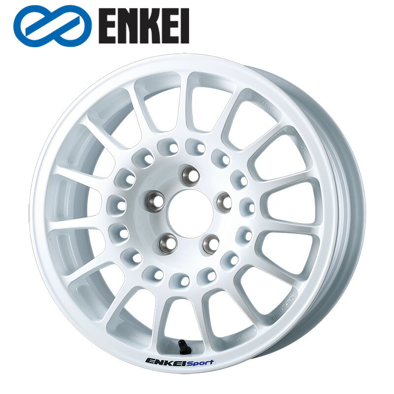 Rakuten - ENKEI RC-G5 15×6.5J PCD100 5H INSET+35 ボア径φ75 ホワイト (W) 15インチ ホイール単品 1本 エンケイ ENKEI スポーツ sport