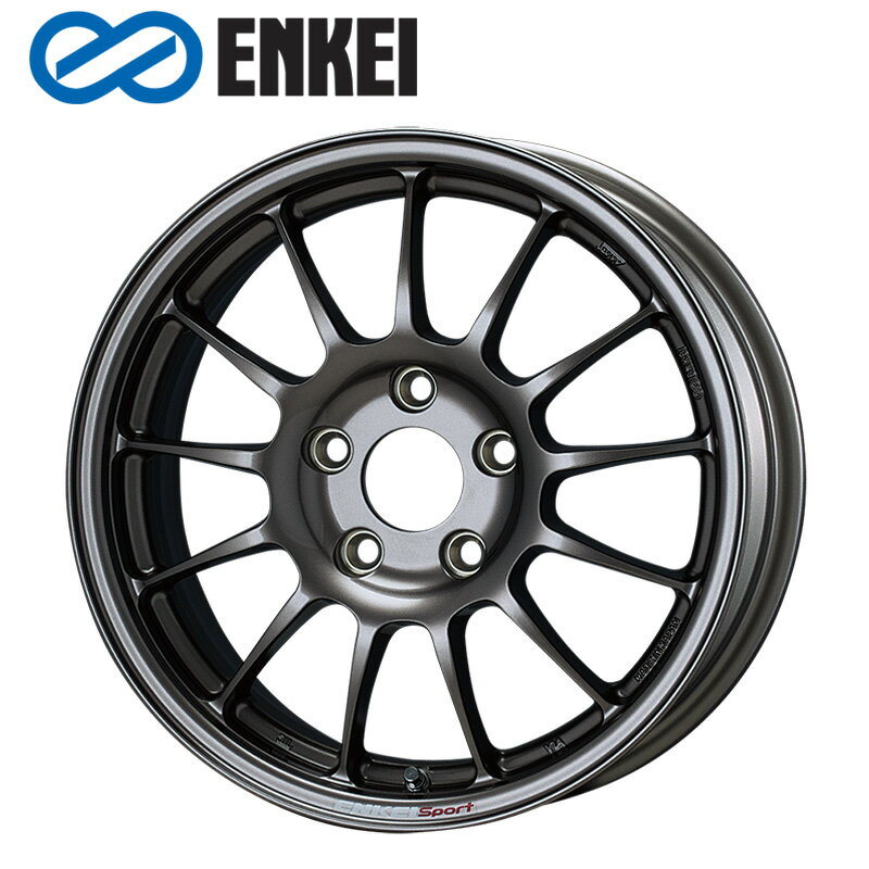 Rakuten - ENKEI RC-T5 15×6.0J PCD114.3 5H INSET+40 ボア径φ75 ダークシルバー (DS) 15インチ ホイール単品 1本 エンケイ ENKEI スポーツ sport
