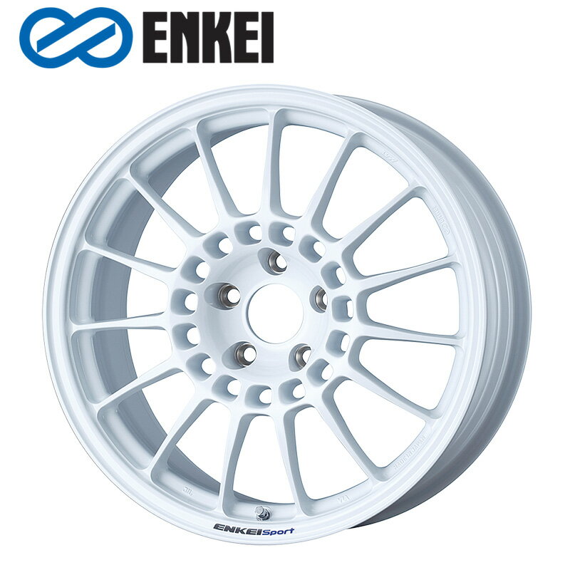 Rakuten - ENKEI RC-T5 17×7.5J PCD100 5H INSET+45 ボア径φ75 ホワイト (W) 17インチ ホイール単品 1本 エンケイ ENKEI スポーツ sport