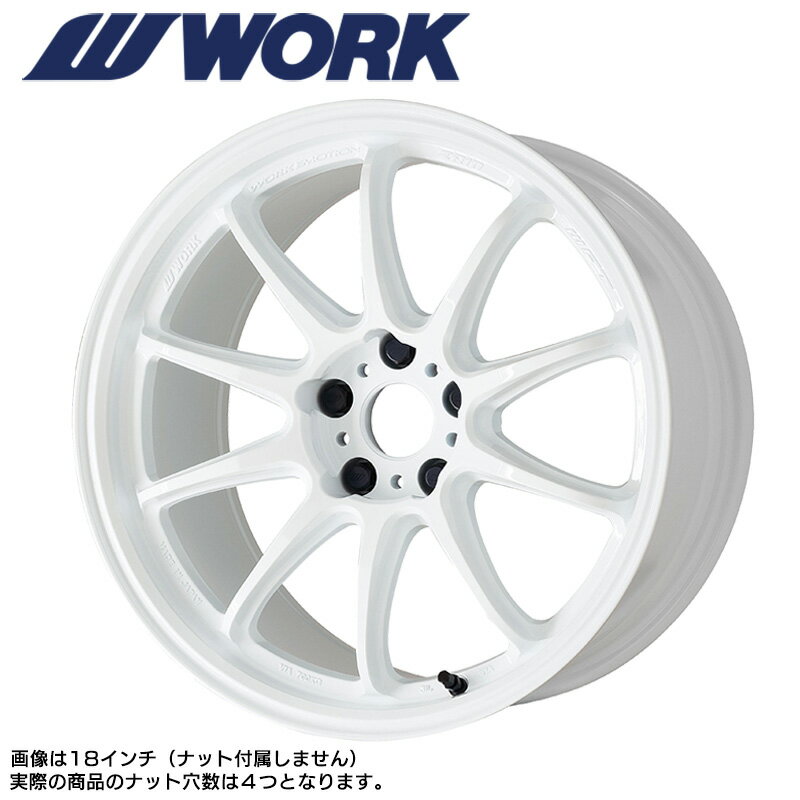 WORK EMOTION ZR10 16×6.5 PCD100 4H INSET+50 アズールホワイト (AZW) ワークエモーション WORK ワーク ホイール 単品 1本