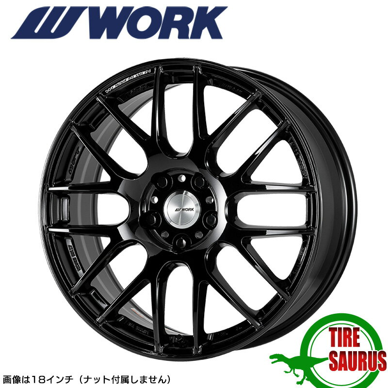 WORK EMOTION M8R 18×7.5 PCD108 5H INSET 47 ハブ径63.4ブラック (BLK)ワークエモーション WORK ワーク ホイール 単品 1本