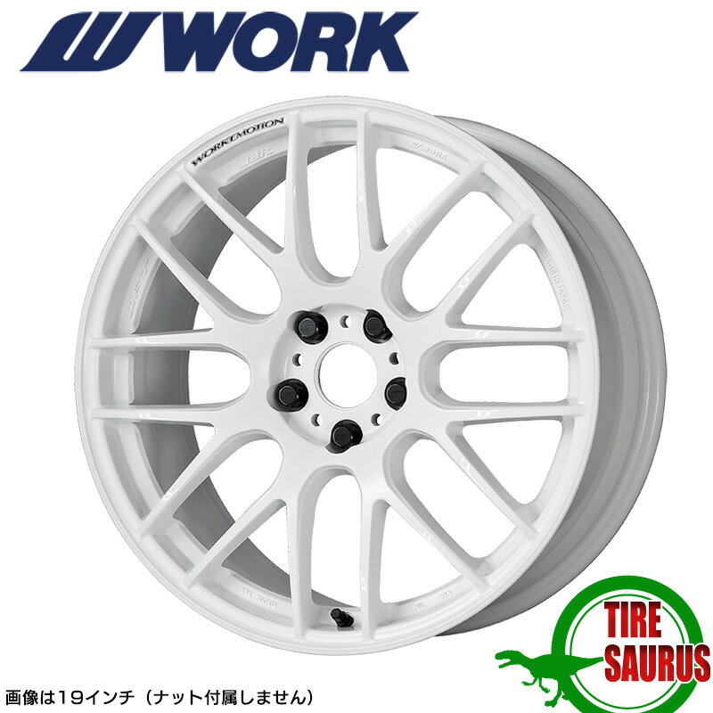 WORK EMOTION M8R 18~9.5J PCD114.3 5H INSET+38zCg (WHT) [NG[V WORK [N zC[ Pi 1{