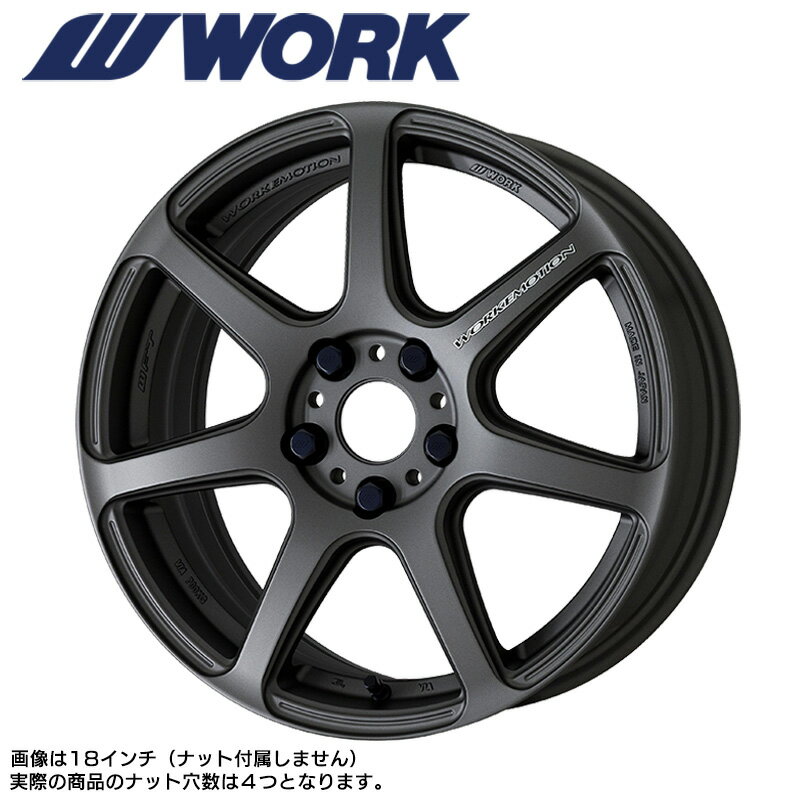 WORK EMOTION T7R 16~5.5 PCD100 4H INSET+45 }bgJ[{ (MCB) [NG[V WORK [N zC[ Pi 1{