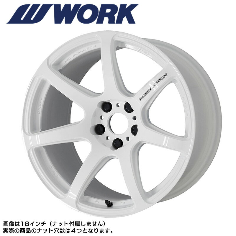 WORK EMOTION T7R 16~6.5 PCD100 4H INSET+52 zCg (WHT) [NG[V WORK [N zC[ Pi 1{