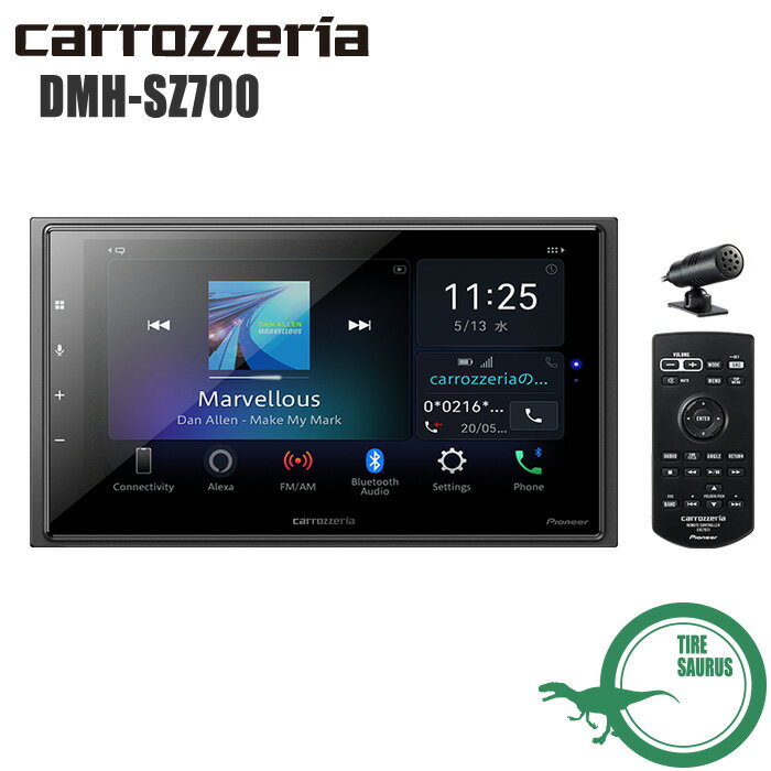 パイオニア carrozzeria DMH-SZ700 c6.8V型ワイドVGA ディスプレイオーディオ iPhone/iPod/Bluetooth/USB/チューナー DSPメインユニット