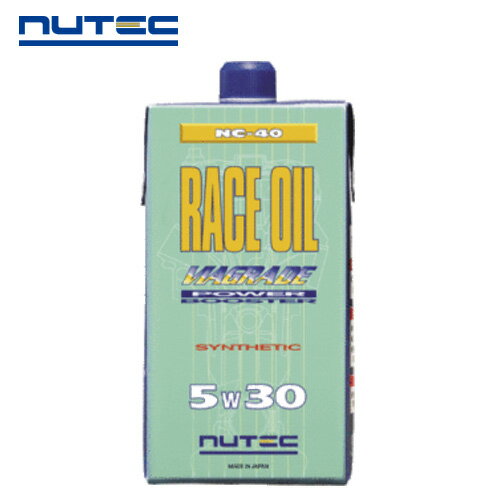 NUTEC NC-40 5W-30 1L エンジンオイル 100％化学合成（エステル系） ニューテック nc40 5W30