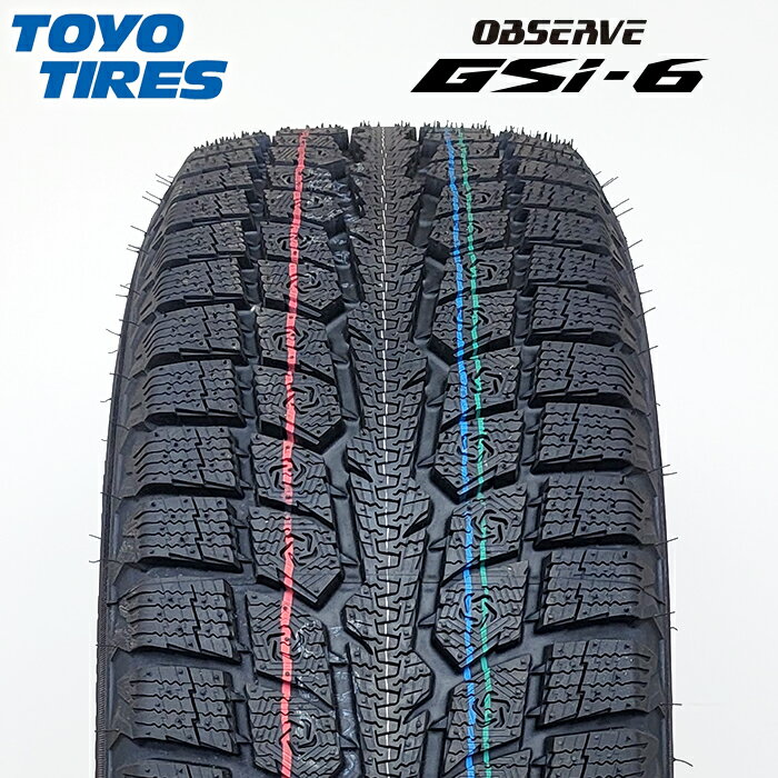 【楽天タイヤ取付対応】 【2022年製】 TOYO TIRES 225/65R17 102H OBSERVE GSi-6 オブザーブ ジーエスアイ シックス トーヨー スタッドレス 冬タイヤ 雪 氷 1本