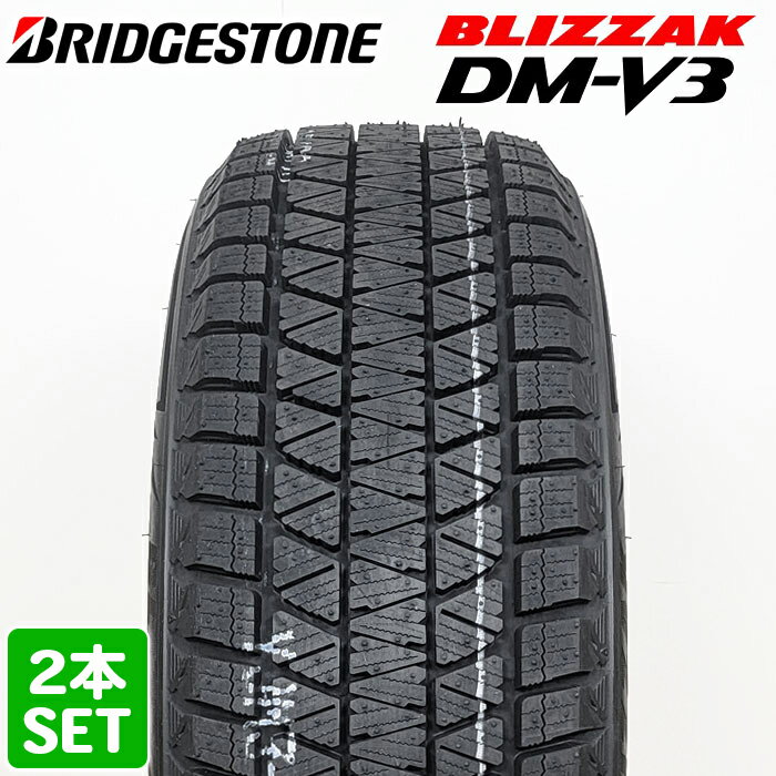 【楽天タイヤ取付対応】 【2023年製】 BRIDGESTONE 225/65R17 102S BLIZZAK DM-V3 ブリザック ブリヂストン スタッドレス 冬タイヤ 雪 氷 2本セット