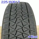 BRIDGESTONE ブリヂストン 225/60R17 99Q BLIZZAK DM-V2 冬タイヤ スタッドレスタイヤ 4本セット [ W2418 ] 【中古タイヤ】