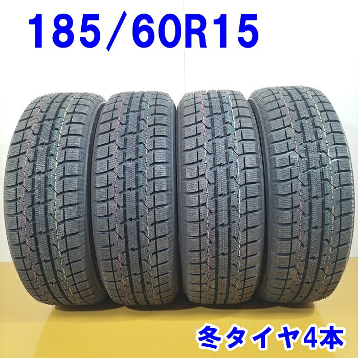 TOYO TIRES トーヨー 185/60R15 84Q OBSERVE GARIT GIZ スタッドレスタイヤ 冬タイヤ 4本セット [ W2825 ] 【中古タイヤ】