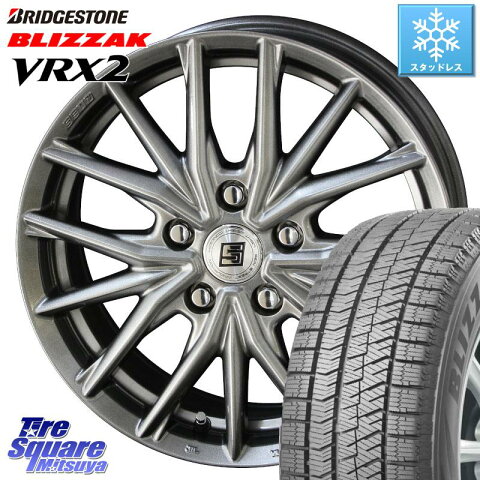 ブリヂストン ブリザック VRX2 2018年製 スタッドレスタイヤ スタッドレス ● 195/60R15 KYOHO SEIN SX ザイン SX ホイールセット 4本 15インチ 15 X 6 +45 5穴 114.3