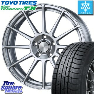 TOYO 2019年製 ウィンター トランパス TX 【最終値下げ済 在庫】スタッドレスタイヤ ● 235/50R18 ENKEI PerformanceLine PF03 ホイールセット 4本 18 X 7.5 +38 5穴 114.3