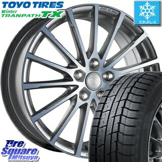 【予告4/23〜クーポン発行します！】 NX TOYO 2019年製 ウィンター トランパス TX スタッドレスタイヤ 235/55R18 ブリヂストン ECOFORM エコフォルム CRS 171 ホイールセット 18インチ 18 X 7.5J +38 5穴 114.3
