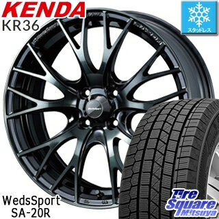 マラソン!楽天カードでポイント最大34倍!4月16日01:59迄 KENDA ICETEC NEO KR36 2018年製 在庫● スタッドレス スタッドレスタイヤ 185/60R15 WEDS WedsSport ウェッズ スポーツ SA-20R ホイールセット 4本 15インチ 15 X 6 +38 4穴 100