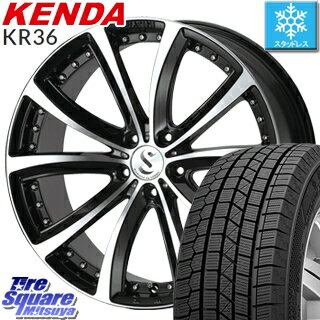 KENDA ICETEC NEO KR36 2019年製 スタッドレス スタッドレスタイヤ 225/45R18 SAVATINI AVANTI ホイールセット 4本 18インチ 18 X 7.5 +53 5穴 114.3