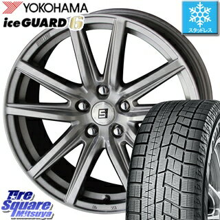 YOKOHAMA ice GUARD6 ig60 アイスガード ヨコハマ スタッドレスタイヤ スタッドレス 195/60R16 KYOHO SEIN-SS ザインSS ホイールセット 4本 16インチ 16 X 6.5 +53 5穴 114.3