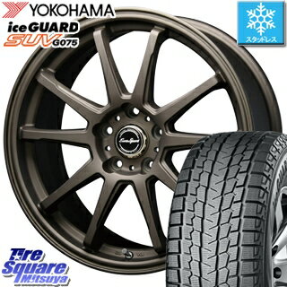 【6/25は最大26倍】 フォレスター YOKOHAMA 2019年製 iceGUARD SUV G075 アイスガード【在庫最終処分】ヨコハマ スタッドレス 225/60R17 BLEST Eurosport TypeSS-01 ホイールセット 17インチ 17 X 7.0J +45 5穴 100