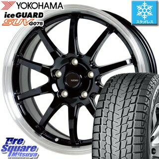 【6/20は最大28倍】 デリカ D5 エクストレイル YOKOHAMA 2019年製 iceGUARD SUV G075 アイスガード【在庫最終処分】ヨコハマ スタッドレス 215/70R16 HotStuff 軽量設計！G.speed P-04 ホイールセット 16インチ 6月末迄特価 16 X 6.5J +38 5穴 114.3