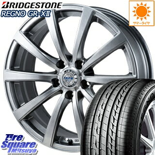 ブリヂストン REGNO レグノ GR-X2 【特別価格6月末迄】 サマータイヤ 215/55R17 Japan三陽 ZACK ザック JP-110 10本スポーク ホイールセット 4本 17インチ 17 X 7 +48 5穴 100