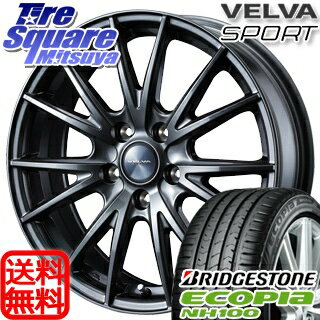 ブリヂストン ECOPIA エコピア NH100 9月末迄 サマータイヤ 205/65R16 WEDS ウェッズ ヴェルヴァ SPORT(スポルト) ホイールセット 4本 16インチ 16 X 6.5 +40 5穴 114.3