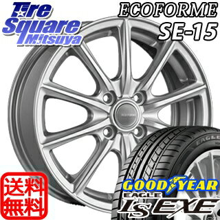 グッドイヤー EAGLE イーグル LS EXE サマータイヤ 175/65R15ブリヂストン ECOFORM エコフォルム SE-15 ホイール 4本セット 15インチ 15 X 5.5 +42 4穴 100