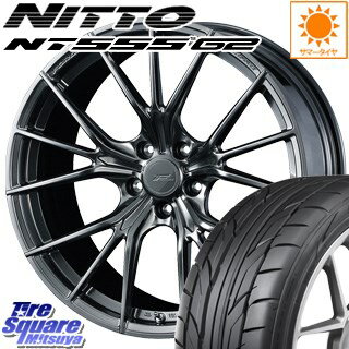 【4/25 Rカードで最大P35倍!】 エディックス プリウスα WEDS F ZERO FZ-1 鍛造 FORGED ホイールセット 18 X 7.5J +48 5穴 114.3NITTO ニットー NT555 G2 サマータイヤ 225/40R18