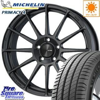 【4/15はRカードで最大44倍】 ENKEI PerformanceLine PF03 ホイールセット 18 X 7.5J +48 5穴 114.3ミシュラン PRIMACY4 プライマシー4 正規品 サマータイヤ 215/55R18