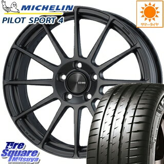 ミシュラン PILOT SPORT4 正規品 サマータイヤ 215/40R18 ENKEI PerformanceLine PF03 ホイールセット 4本 18 X 7 +45 5穴 114.3