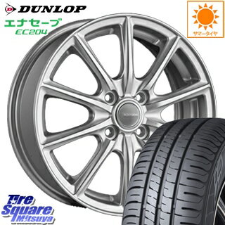 DUNLOP ダンロップ エナセーブ EC204 ENASAVE サマータイヤ 185/55R15 ブリヂストン ECOFORM エコフォルム SE-15 ホイールセット 4本 15インチ 15 X 5.5 +42 4穴 100