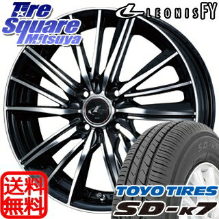 TOYOTIRES トーヨー タイヤ SD-K7 サマータイヤ 165/50R15WEDS ウェッズ Leonis レオニス FY ホイール 4本セット 15インチ 15 X 4.5 +45 4穴 100