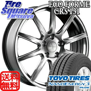 TOYOTIRES トーヨー ナノエナジー3プラス NANOENERGY3plus サマータイヤ 195/50R16ブリヂストン ECOFORM エコフォルム CRS131 ホイール 4本セット 16インチ 16 X 6.5 +46 5穴 100