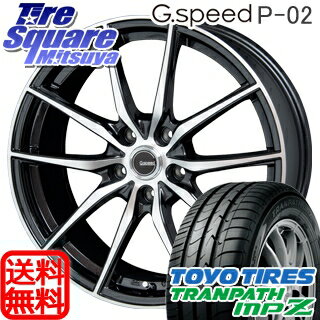 TOYOTIRES トーヨー トランパス MPZ ミニバン TRANPATH サマータイヤ 225/55R18HotStuff 軽量設計！G.speed P-02 ホイール 4本セット 18インチ 18 X 7.5 +55 5穴 114.3