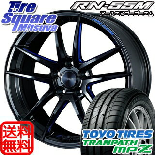 TOYOTIRES トーヨー トランパス MPZ ミニバン TRANPATH サマータイヤ 225/50R18WEDS WedsSport ウェッズ スポーツ RN-55M ホイール 4本セット 18インチ 18 X 8 +35 5穴 114.3