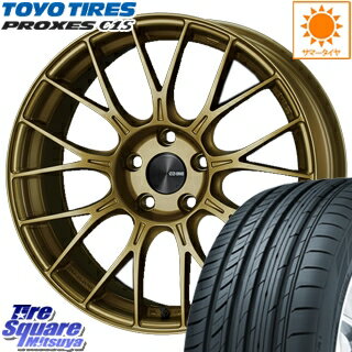 【4/15はRカードで最大44倍】 ENKEI PerformanceLine PFM1 ホイールセット 17インチ 17 X 7.5J +48 5穴 114.3TOYOTIRES トーヨー プロクセス C1S PROXES サマータイヤ 215/50R17