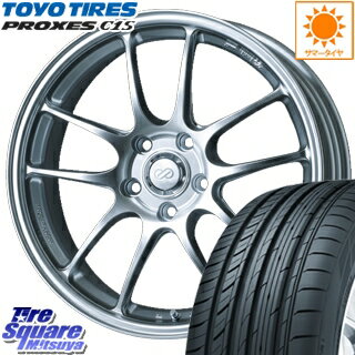 【4/15はRカードで最大44倍】 ENKEI PerformanceLine PF01 ホイールセット 18 X 7.0J +38 5穴 114.3TOYOTIRES トーヨー プロクセス C1S PROXES サマータイヤ 225/45R18