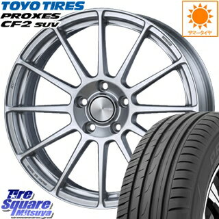 TOYOTIRES トーヨー プロクセス CF2 SUV PROXES サマータイヤ 225/60R18 ENKEI PerformanceLine PF03 ホイールセット 4本 18 X 7 +45 5穴 114.3