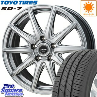 TOYOTIRES トーヨー タイヤ 国内メーカー SD-7 サマータイヤ 205/65R15 Japan三陽 ZACK JP-710 ホイールセット 4本 15インチ 15 X 6 +43 5穴 114.3