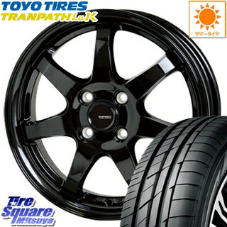 TOYOTIRES トーヨー トランパス LuK TRANPATH サマータイヤ 165/65R13 HotStuff G-SPEED G-03 ブラック ホイールセット 4本 13インチ 13 X 4 +45 4穴 100