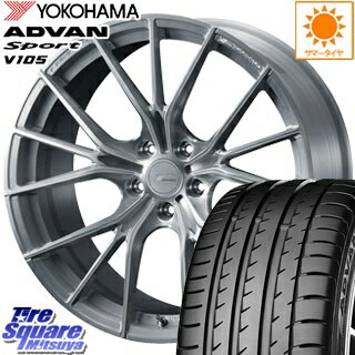 YOKOHAMA ADVAN sport V105 MO サマータイヤ 225/45R18 WEDS F ZERO FZ-1 鍛造 FORGED ホイールセット 4本 18 X 7.5 +38 5穴 114.3