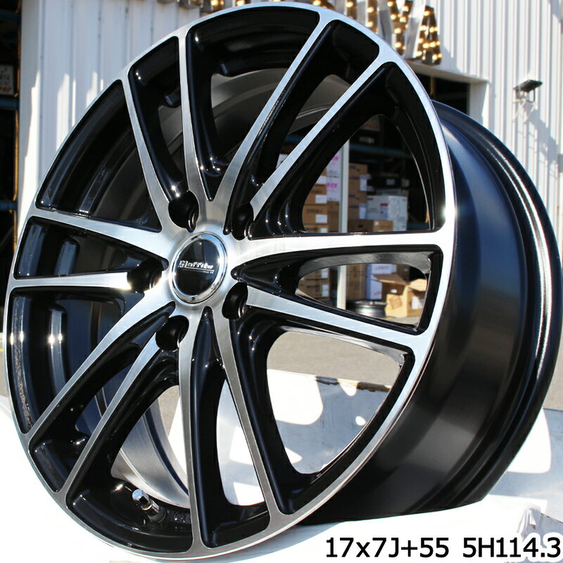 KENDA ケンダ KR-201 サマータイヤ 215/55R17 HotStuff Laffite　ラフィット LW-03 ホイールセット 4本 17インチ ●3月末迄特価 17 X 7 +48 5穴 114.3