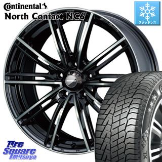 コンチネンタル North Contact NC6 ノースコンタクト スタッドレス スタッドレスタイヤ 235/65R17 WEDS 72838 WedsSport SA-54R ウェッズ スポーツ ホイールセット 4本 17インチ 17 X 7 +48 5穴 114.3