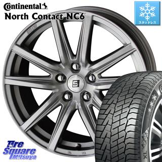 コンチネンタル North Contact NC6 ノースコンタクト スタッドレス スタッドレスタイヤ 215/60R17 KYOHO SEIN-SS ザインSS ホイールセット 4本 17インチ 17 X 7 +48 5穴 114.3