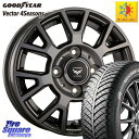 サクシード ノート フィット グッドイヤー ベクター Vector 4Seasons Hybrid オールシーズンタイヤ 185/55R15 阿部商会 ティラード ラムダ 15 X 5.5J +43 4穴 100